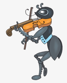 Ant Playing Violin, HD Png Download, Transparent PNG