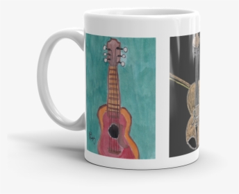 Image Of Guitar And Fiddle Coffee Mug - Coffee Cup, HD Png Download, Transparent PNG