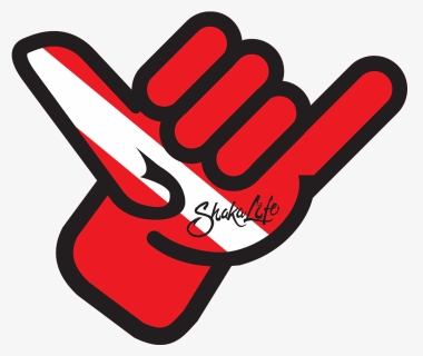 Shaka Hand Die Cut Vinyl Decal   Class Lazyload Blur, HD Png Download, Transparent PNG