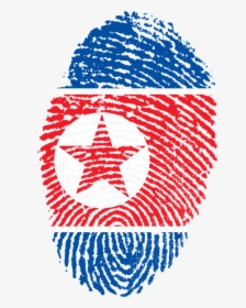 North Korea, Flag, Fingerprint, Country, Pride - Morocco Fingerprint, HD Png Download, Transparent PNG