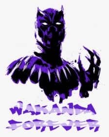 Purple Panther Png - Wakanda, Transparent Png, Transparent PNG