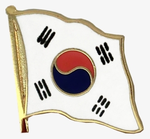 Flag Lapel Pin South Korea - South Korean Flag Pin, HD Png Download, Transparent PNG
