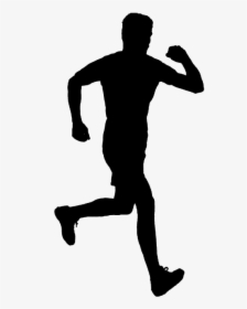Sport, Man, Run, Fitness, Morning Run, Hard, Breathing - Man Silhouette Jogging Png, Transparent Png, Transparent PNG
