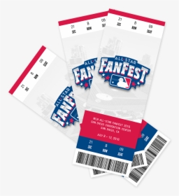 Buy Tickets For The 2016 Mlb All-star Fanfest - Mlb All Star Tickets, HD Png Download, Transparent PNG