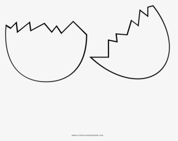 Download Cracked Egg Coloring Page - Draw A Cracked Egg, HD Png ...