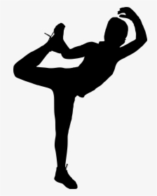 Transparent Fitness Silhouette Png - Dance Moves Png, Png Download, Transparent PNG