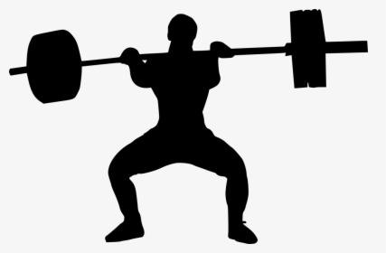 6 Weightlifter Silhouette - Weight Lifting Silhouette Png, Transparent Png, Transparent PNG