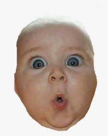 #ftefunnyfaces #funnyfaces #funny #face #baby - Surprise Shock, HD Png Download, Transparent PNG