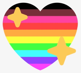 Remember These These Got A Ton Of Notes Last Year, - Pride Sparkle Heart Emoji, HD Png Download, Transparent PNG