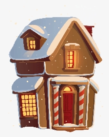 North Pole Home Clip Art - North Pole House Clipart, HD Png Download, Transparent PNG