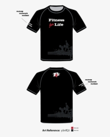 Fitness For Life Short Sleeve Hybrid Performance Shirt - Active Shirt, HD Png Download, Transparent PNG