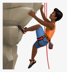 Climbing Png Page - Rock Climbing Emoji Png, Transparent Png, Transparent PNG