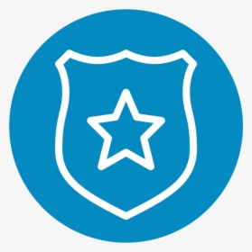 Use Of Force Dashboard - Police Icon Blue Png, Transparent Png, Transparent PNG