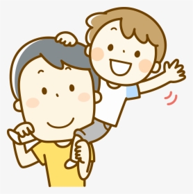 Fun With Dad Big Image Png - Clipart Dad And Son, Transparent Png, Transparent PNG