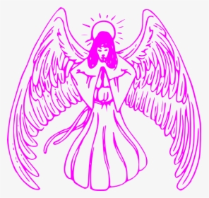 Pink Guardian Clip Art - Angel Clip Art, HD Png Download, Transparent PNG
