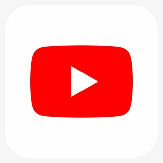 #youtube #logo #youtubelogo #red #white #app #appstore - Logo Youtube, HD Png Download, Transparent PNG