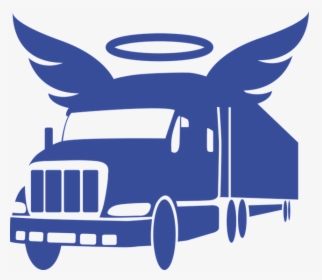 Angel, Wing, Guardian Angel, Protection, Truck - Semi Truck With Angel Wings, HD Png Download, Transparent PNG