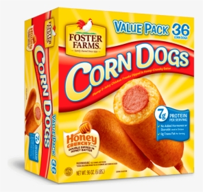 Honey Crunchy Corn Dogs 36 Ct - Foster Farms Corn Dogs, HD Png Download, Transparent PNG