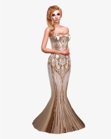Qcznyth - Gown - Gown, HD Png Download, Transparent PNG