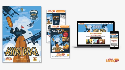 National Corndog Day - Online Advertising, HD Png Download, Transparent PNG