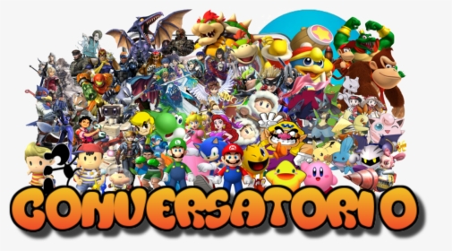 Playstation Xbox Nintendo Characters , Png Download - Super Smash Bros Characters Png, Transparent Png, Transparent PNG