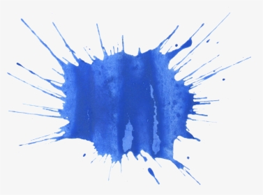 Blue Splatter Png Download - Blue Sketch Png, Transparent Png, Transparent PNG