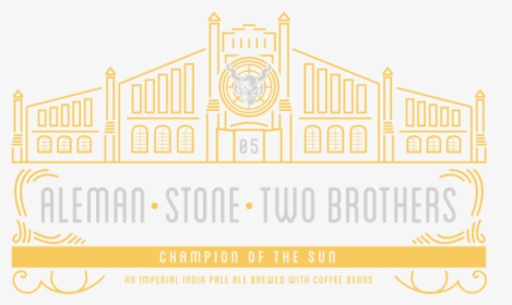 Aleman / Two Brothers / Stone Champion Of The Sun - Aleman Stone Two Brothers Beer, HD Png Download, Transparent PNG