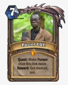 K This Pastor Lut Quest - Mage Quest Hearthstone, HD Png Download, Transparent PNG
