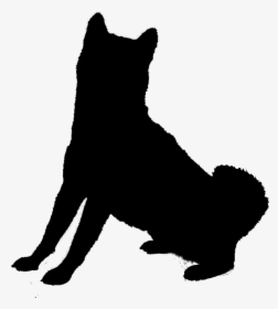 Shiba Inu Silhouette, HD Png Download, Transparent PNG