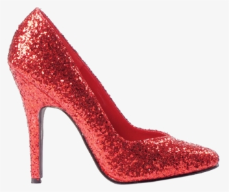 Red Glitter Costume Pumps - Red Sequin Pumps, HD Png Download, Transparent PNG