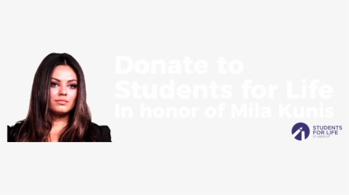 Help Us Win The Culture For Life Hollywood Actress - Students For Life Of America, HD Png Download, Transparent PNG