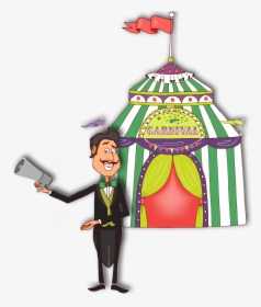 Carnival Barker Announcing Back To School Fair, HD Png Download, Transparent PNG