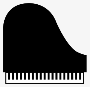 Piano Icon Clip Arts - Baby Grand Piano Top View, HD Png Download, Transparent PNG
