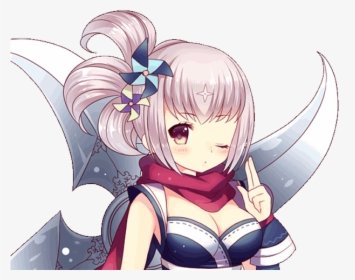 Ghost Guild Wiki - Anime Girl With Shuriken, HD Png Download, Transparent PNG