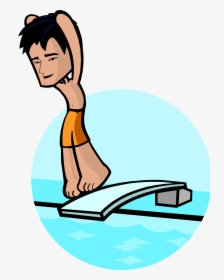 Diving From A Diving Board Clipart, HD Png Download, Transparent PNG
