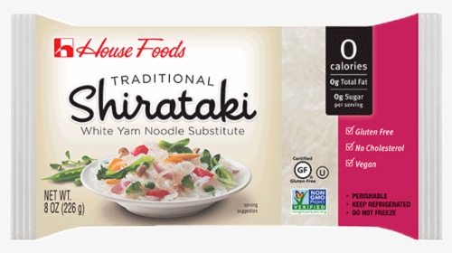 Traditional Shirataki - House Foods Shirataki Noodles, HD Png Download, Transparent PNG