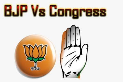 Transparent Congress Png - Bjp Vs Congress 2019 Election, Png Download, Transparent PNG