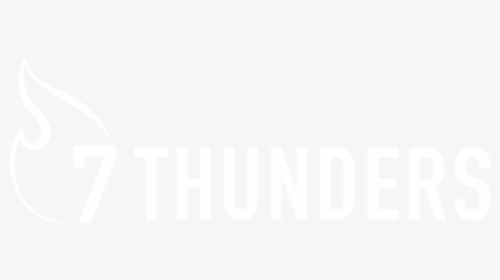 7 Thunders - Black-and-white, HD Png Download, Transparent PNG