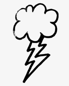 Thunder And Lightning Template, HD Png Download, Transparent PNG