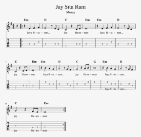 Jay Sita Ram - Sheet Music, HD Png Download, Transparent PNG