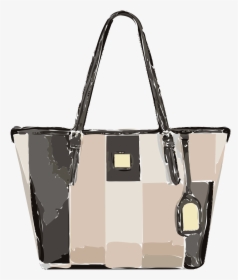 Tricolor Leather Handbag No Logo Clip Arts - Tote Bag, HD Png Download, Transparent PNG