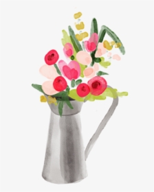 Flower Vase - Bouquet, HD Png Download, Transparent PNG