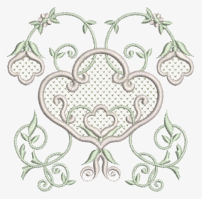 Embroidery Flowers Design Png , Png Download - Motif, Transparent Png, Transparent PNG