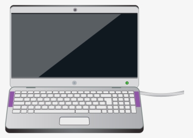 A Laptop Computer With The Built-in Speakers Highlighted - Parts Of Computer Laptop, HD Png Download, Transparent PNG