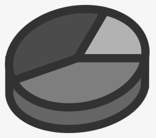 Black White And Gold Pie Chart, HD Png Download, Transparent PNG