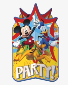 Mickey Mouse 3d Png - Mickey Mouse Clubhouse Centerpieces, Transparent Png, Transparent PNG
