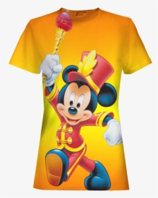Anime Mickey Mouse 3d T-shirt - Mickey Mouse Png Clipart, Transparent Png, Transparent PNG