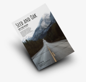 Flyer Featuring The Image Of A Straight Road, With - Igneous Rock, HD Png Download, Transparent PNG
