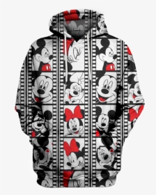 Anime Mickey Minnie Mouse Hoodie 3d - Mickey Mouse, HD Png Download, Transparent PNG