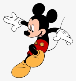 Mickey Mouse Jumping Cartoon, HD Png Download, Transparent PNG